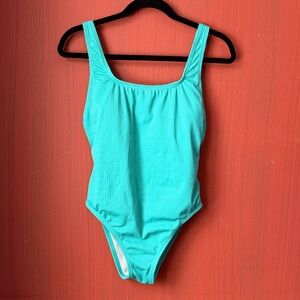 Speedo Turquoise One Piece Swimsuit 8